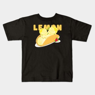 I love ice cream a waffle lot | Lemon Ice Cream Flavor | Ice Cream Lovers | Sundae Lovers | Sweet Summer Treat | Sweet Tooth Kids T-Shirt